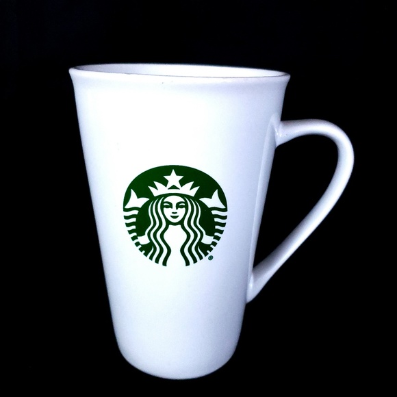 Starbucks 2015 Mug 15oz Coffee Tea White Green - Picture 1 of 5